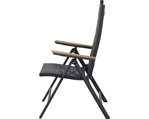 Fauteuil de jardin avec accoudoirs en bois