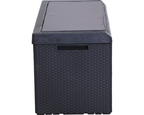 Gartenbox mit Sitzkissen und Griff