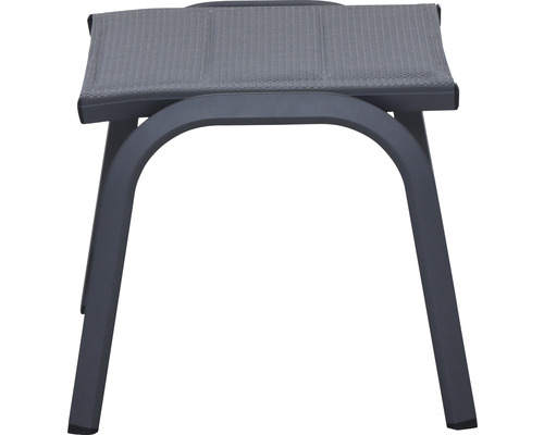 Gartenhocker mit Aluminiumrahmen und Textilbespannung