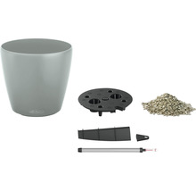 Pot de fleurs avec accessoires, comprenant un indicateur de niveau d''eau, un substrat et un fond de séparation