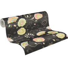 Tapetenrolle mit Blumenmuster