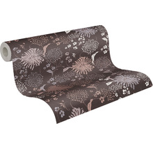 Rouleau de papier peint à motif floral