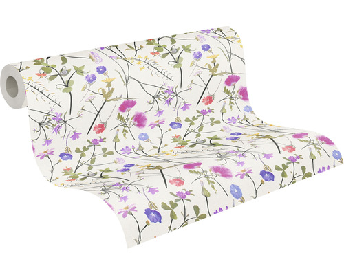 Tapetenrolle mit Blumenmuster