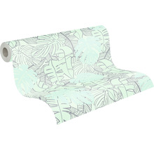 Tapetenrolle mit Blätterdesign
