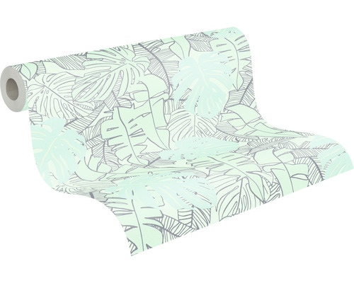 Tapetenrolle mit Blätterdesign