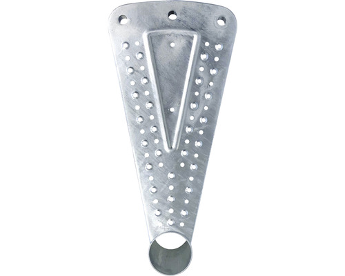 Marche en métal pour escalier en colimaçon avec trous