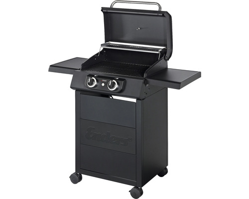 Barbecue à gaz Enders avec deux brûleurs, grille et tablettes latérales