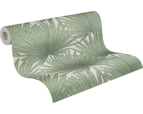 Tapetenrolle mit Palmenblattmuster