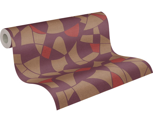 Rouleau de papier peint avec motif abstrait