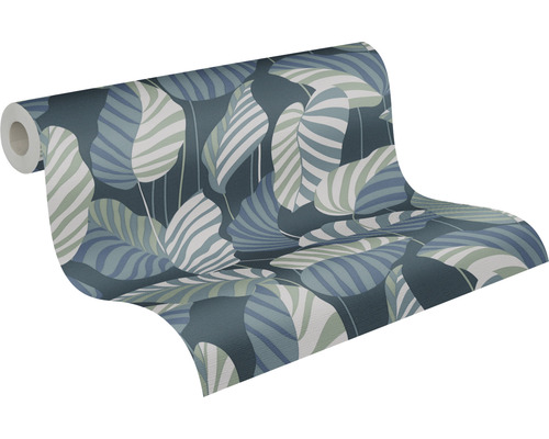 Tapetenrolle mit Blattmuster