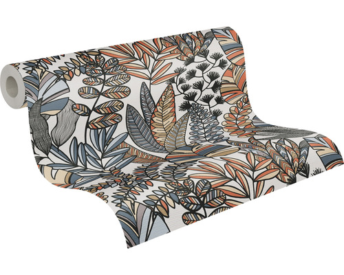 Tapetenrolle mit Blättermuster