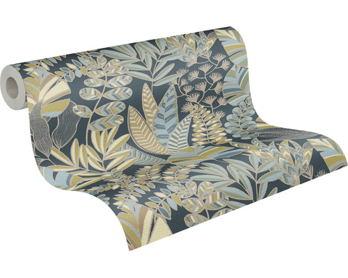 Tapetenrolle mit Blättermuster