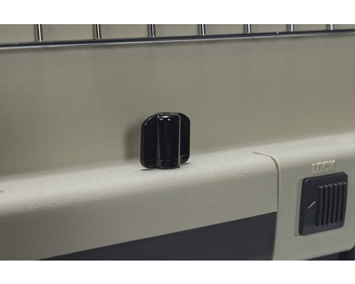 Detailansicht eines Tier переноски mit Verschluss