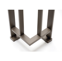 Detailansicht eines Metallzaunelements