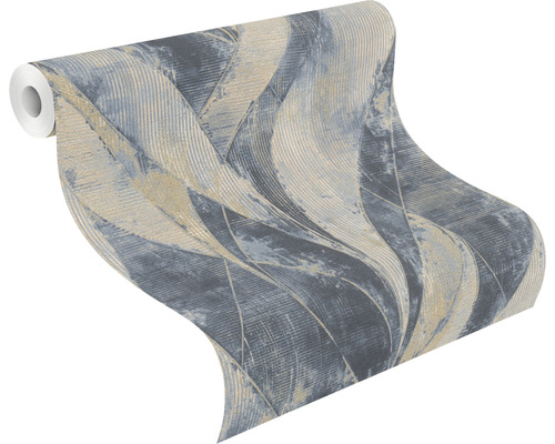 Tapetenrolle mit abstraktem Blättermuster