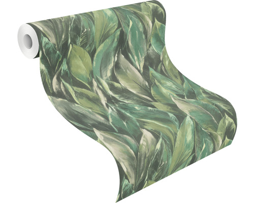 Tapetenrolle mit Blättermuster