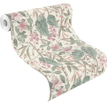 Papier peint intissé 538212 Curiosity naturel blanc