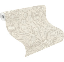 Rouleau de papier peint à motif floral