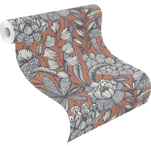 Papier peint intissé 555370 Lirico floral rouge