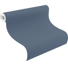 Papier peint intissé 555950 Lirico uni bleu