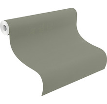 Papier peint intissé 752687 peau d'animal vert