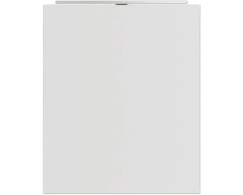 Meuble blanc, par exemple un élément d''armoire ou un tiroir.