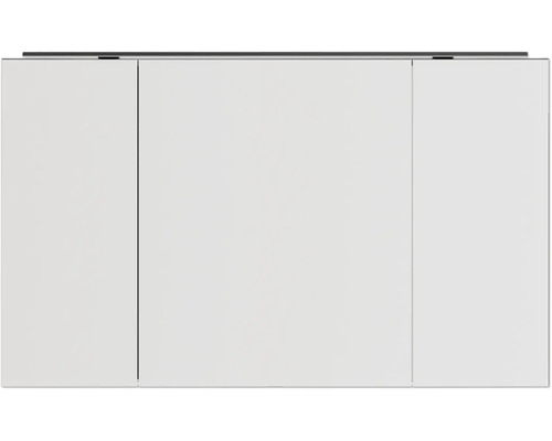 Weißer Hängeschrank mit drei Türen