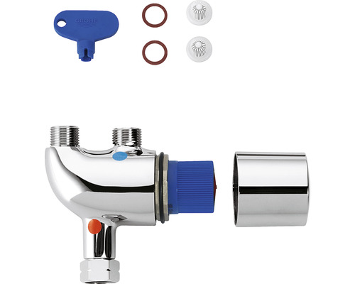Kit de pièces de rechange pour cartouche thermostatique Grohe avec clé, joints et filtres