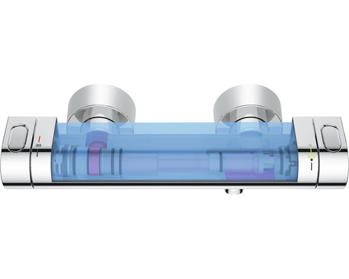 Thermostatarmatur mit Sicherheitsverriegelung