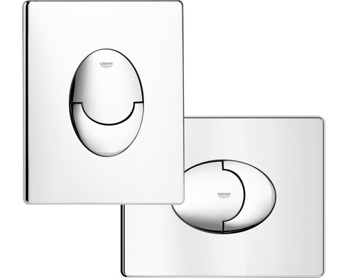 Zwei Grohe Betätigungsplatten für Toilettenspülung