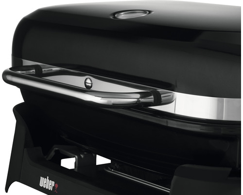 Barbecue électrique Weber avec couvercle et poignée