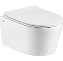 WC suspendu avec couvercle