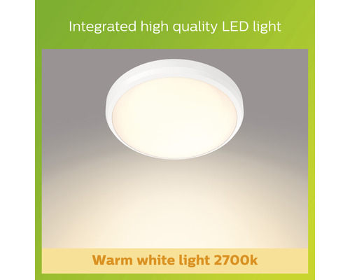 LED-Deckenleuchte mit warmweissem Licht