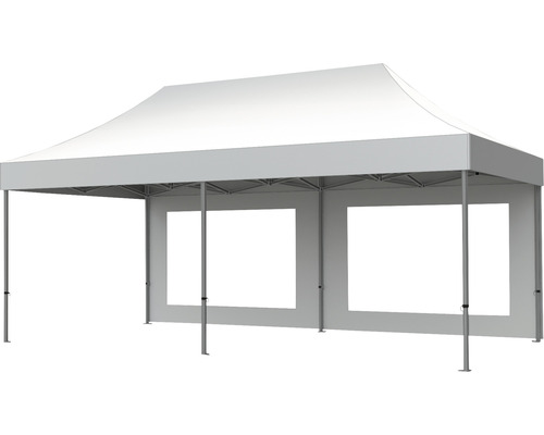Tente de réception avec parois latérales et armature