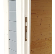 Gartenhaus Bertilo Pentus 2 inkl. Fußboden und Schleppdach 470 x 265 cm natur