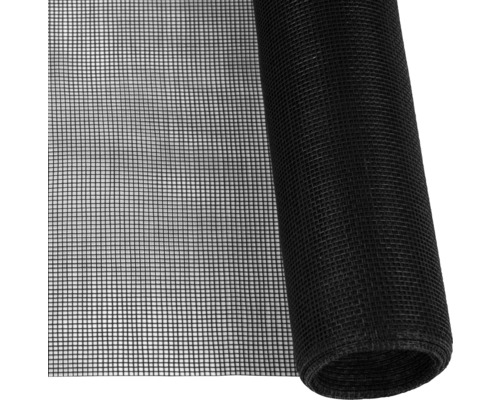 Rouleau de moustiquaire noire
