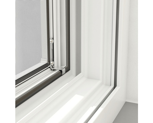 Gros plan d''une moustiquaire avec cadre