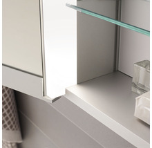 Spiegelschrank KEUCO Royal Match 100 x 15 x 70 cm silber 2-türig LED IP 20 Unterputz