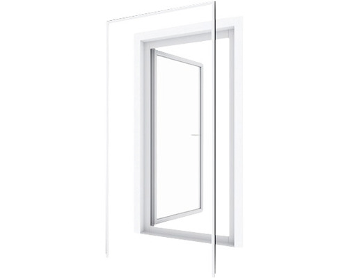 Fenêtre blanche ouverte