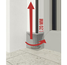 Moustiquaire Windhager EXPERT cadre de montage blanc 125x245 cm