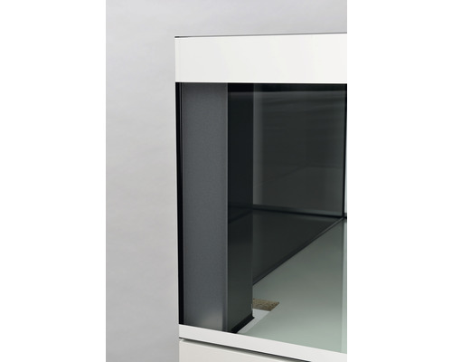 Detailansicht eines Aquariums mit Unterschrank