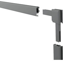 Profilé en aluminium avec connecteur d''angle pour montage