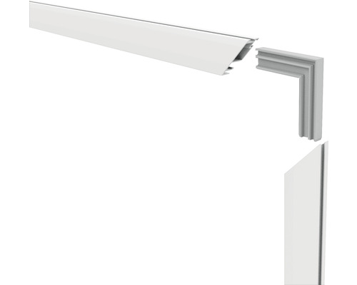 Plinthe en plastique avec coins assortis