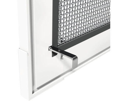 Vue détaillée d''une moustiquaire avec cadre et support