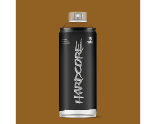 Peinture aérosol MTN Montana Hardcore RV-8002 Toasted Brown 400 ml Bombe de peinture MTN Hardcore