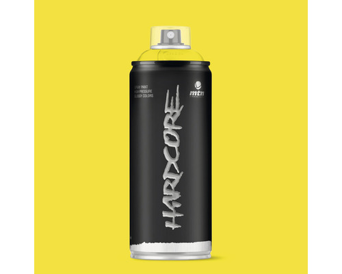 Peinture aérosol MTN Montana Hardcore RV-1021 Light Yellow 400 ml Bombe de peinture MTN Hardcore