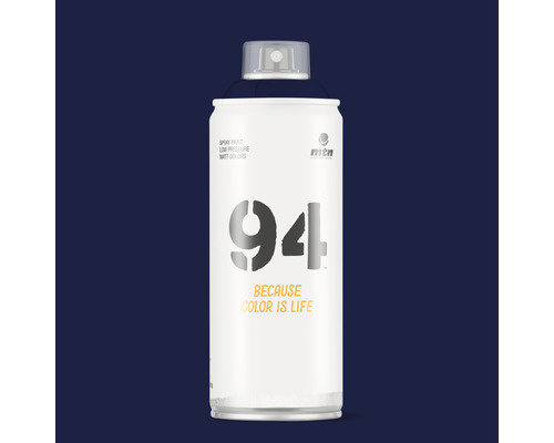 Peinture aérosol MTN Montana 94 RV-5013 Navy Blue 400 ml Peinture aérosol MTN 94, basse pression, couleurs mates