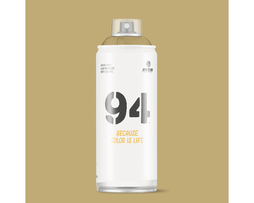 Peinture aérosol MTN Montana 94 RV-137 Kraft Brown 400 ml Peinture aérosol MTN 94, basse pression, couleurs mates