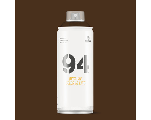 Peinture aérosol MTN Montana 94 RV-100 Coffee Brown 400 ml Bombe de peinture MTN 94