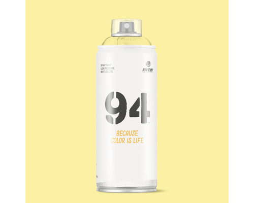 Peinture aérosol MTN Montana 94 RV-20 Party Yellow 400 ml Bombe de peinture MTN 94